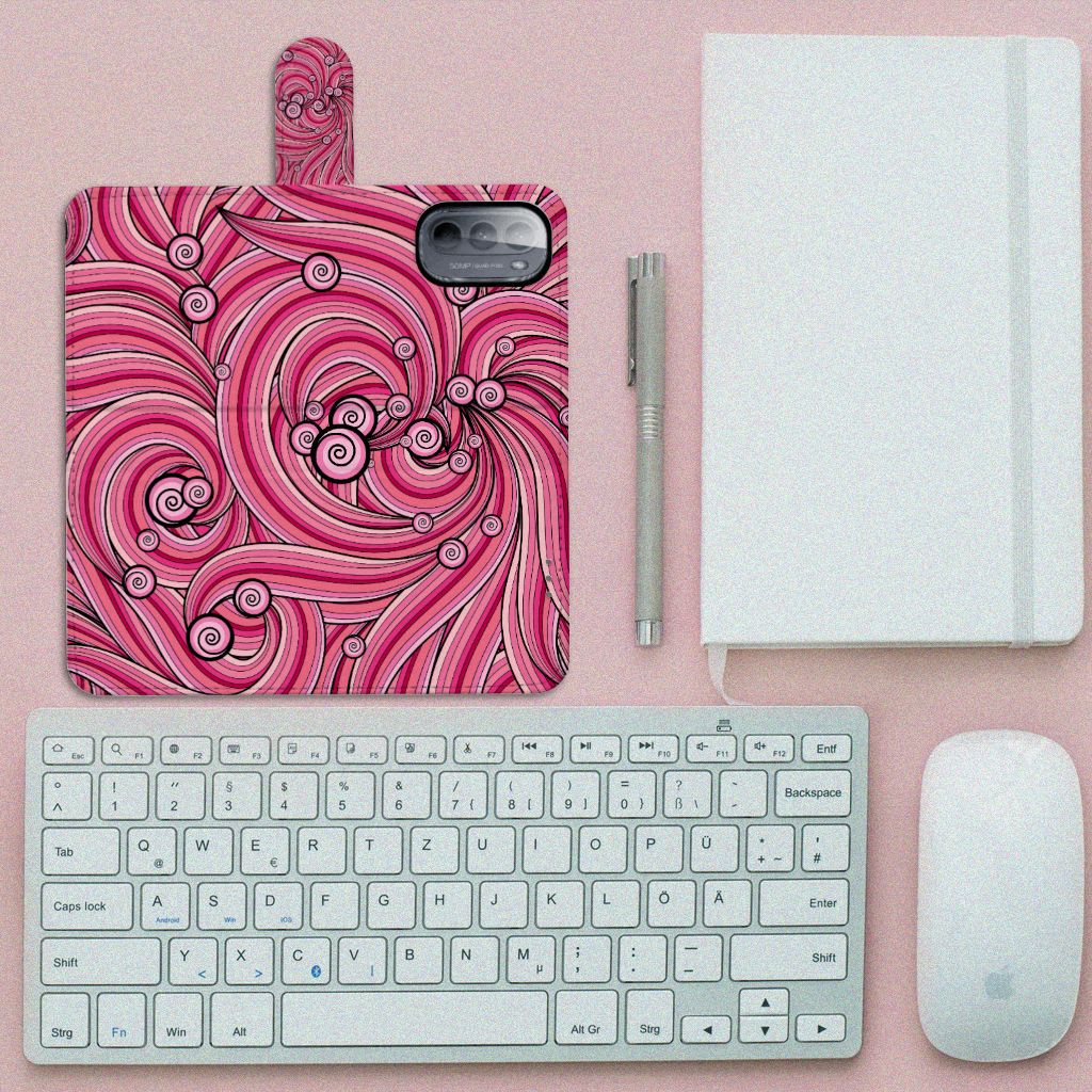 Motorola Moto G31 | G41 Hoesje Swirl Pink