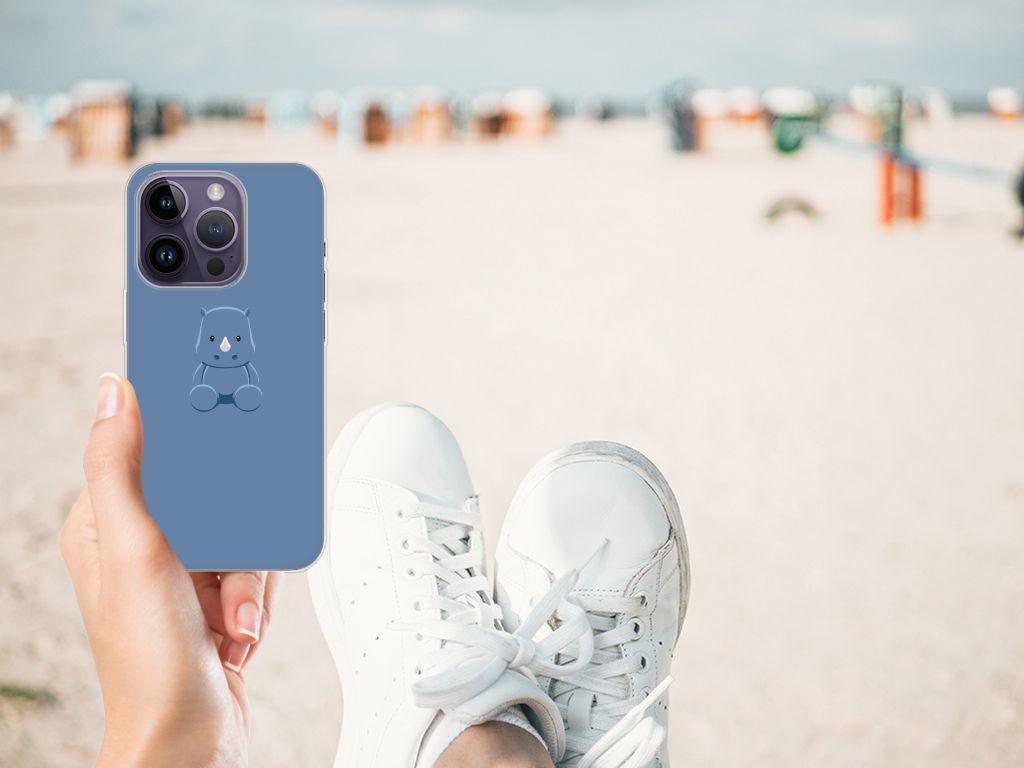 Apple iPhone 14 Pro Telefoonhoesje met Naam Baby Rhino B2C Telecom
