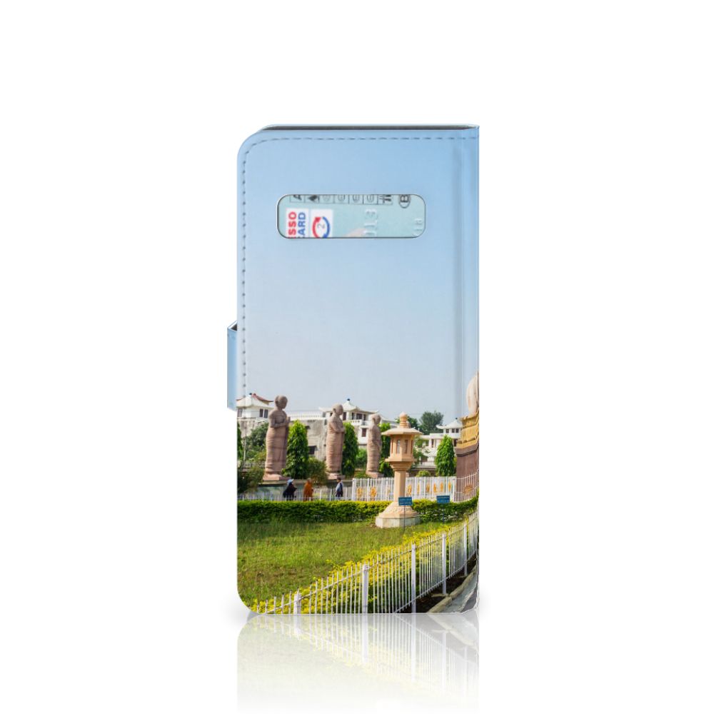 Samsung Galaxy S10 Flip Cover Boeddha
