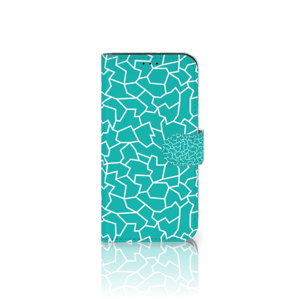 iPhone 13 Pro Hoesje Cracks Blue