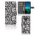 Nokia 1.4 Hoesje Black Flowers