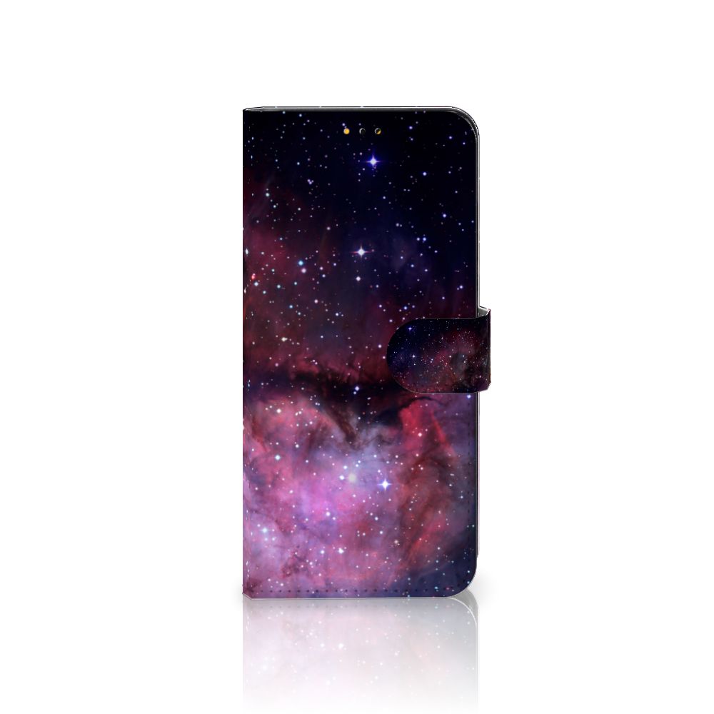 Book Case voor Samsung Galaxy A14 5G Galaxy met een prachtig heelal design met sterren en planeten.