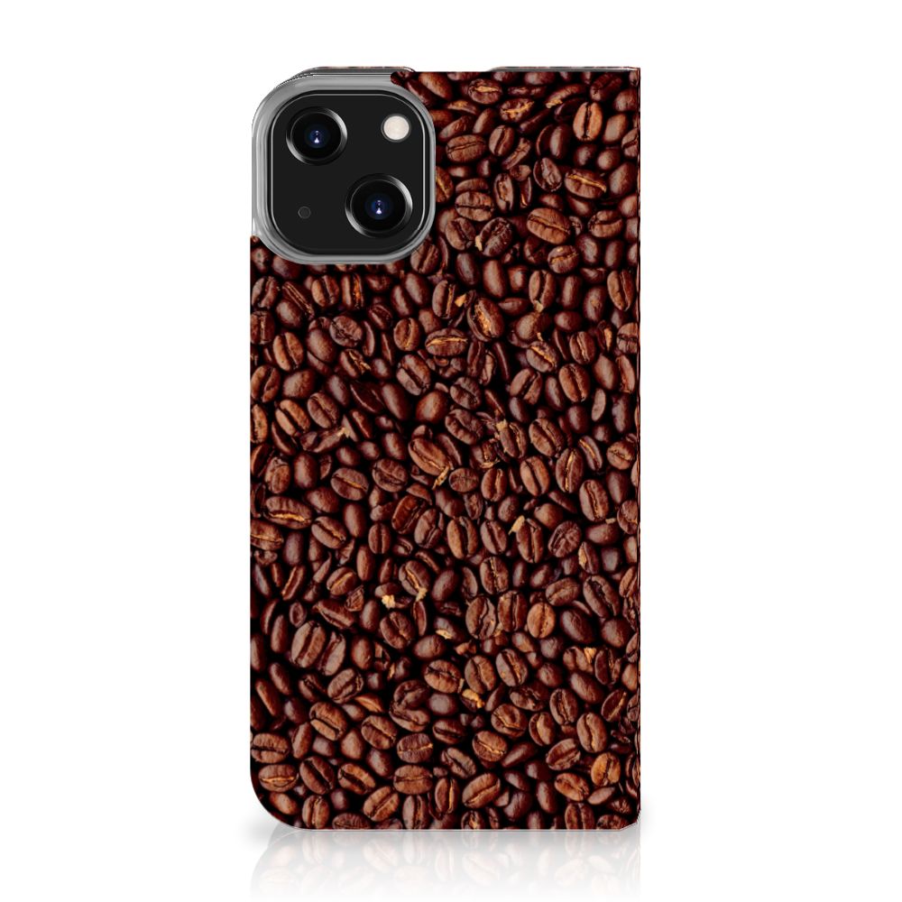 iPhone 14 Flip Style Cover Koffiebonen - B2C Telecom