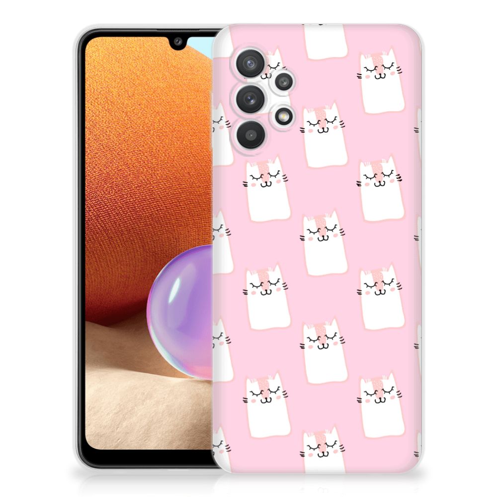 Samsung Galaxy A32 4G | A32 5G Enterprise Editie TPU Hoesje Sleeping Cats B2C Telecom