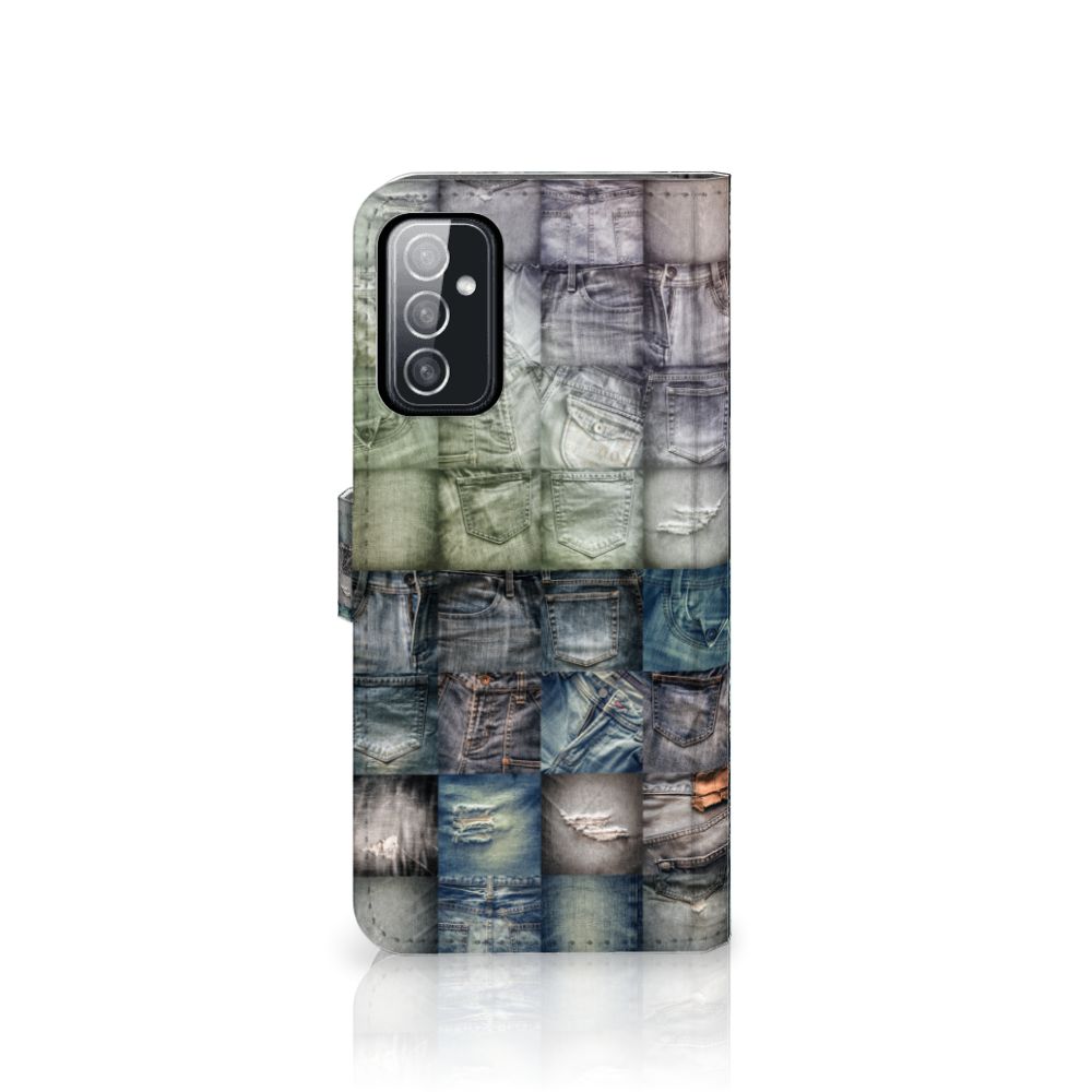 Wallet Case met Pasjes Samsung Galaxy M52 Spijkerbroeken