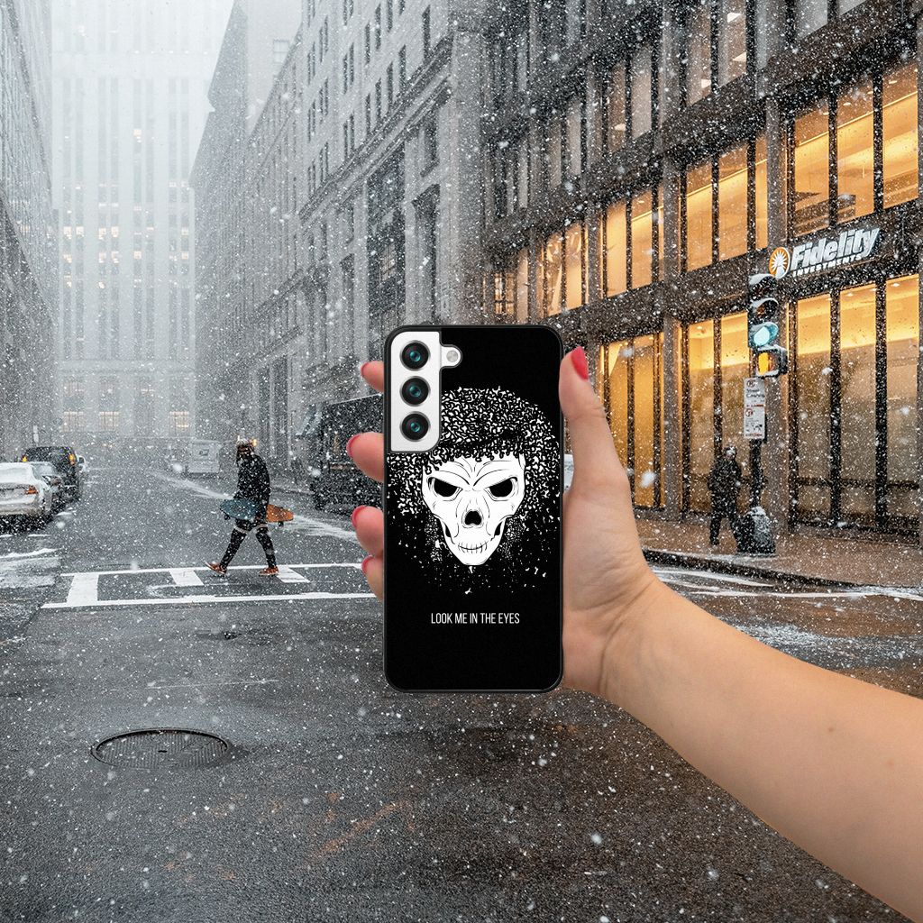 Telefoonhoesje Samsung Galaxy S22 Skull Hair B2C Telecom
