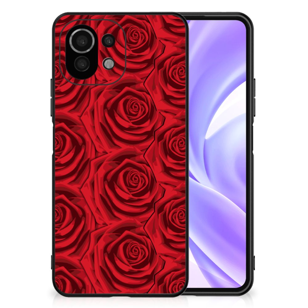 Xiaomi 11 Lite 5G NE | Mi 11 Lite Bloemen Hoesje Red Roses