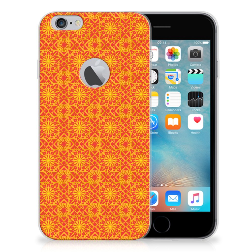 Apple iPhone 6 Plus | 6s Plus TPU bumper Batik Oranje