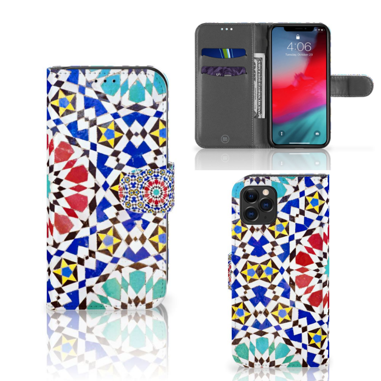 Apple iPhone 11 Pro Bookcase Mozaïek