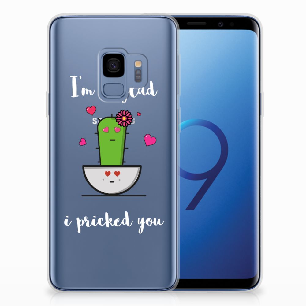Samsung Galaxy S9 Telefoonhoesje met Naam Cactus Glad