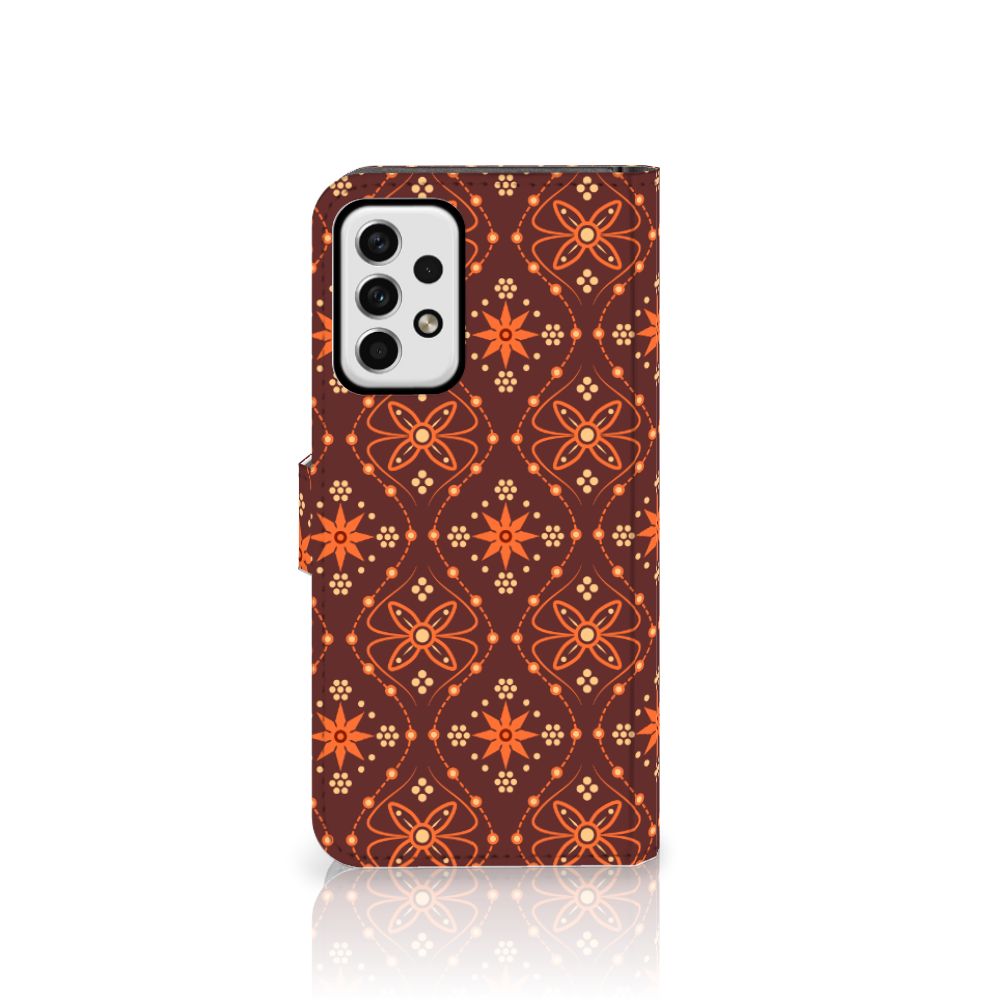 Samsung Galaxy A23 Telefoon Hoesje Batik Brown