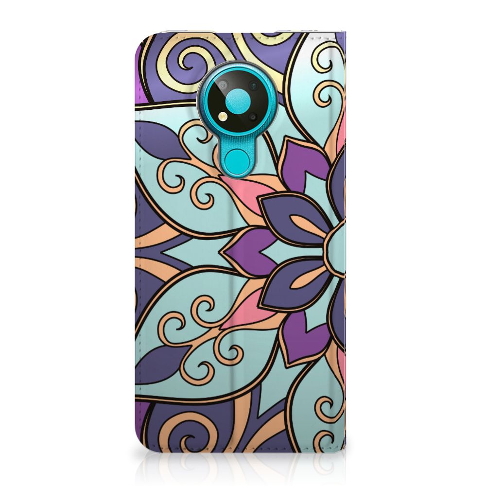 Nokia 3.4 Smart Cover Purple Flower - B2C Telecom