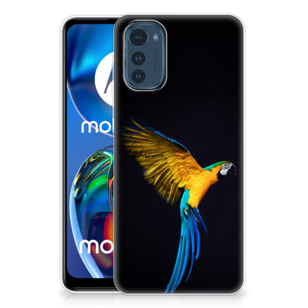 Motorola Moto E32/E32s TPU Hoesje Papegaai