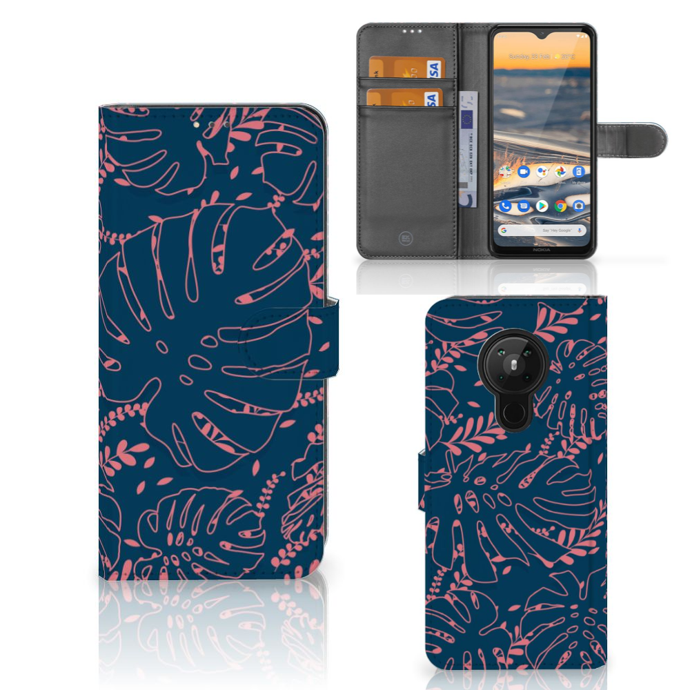 Nokia 5.3 Hoesje Palm Leaves