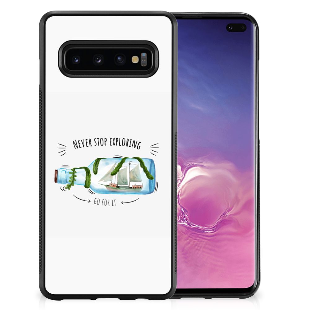 Samsung Galaxy S10+ Bumper Hoesje Boho Bottle
