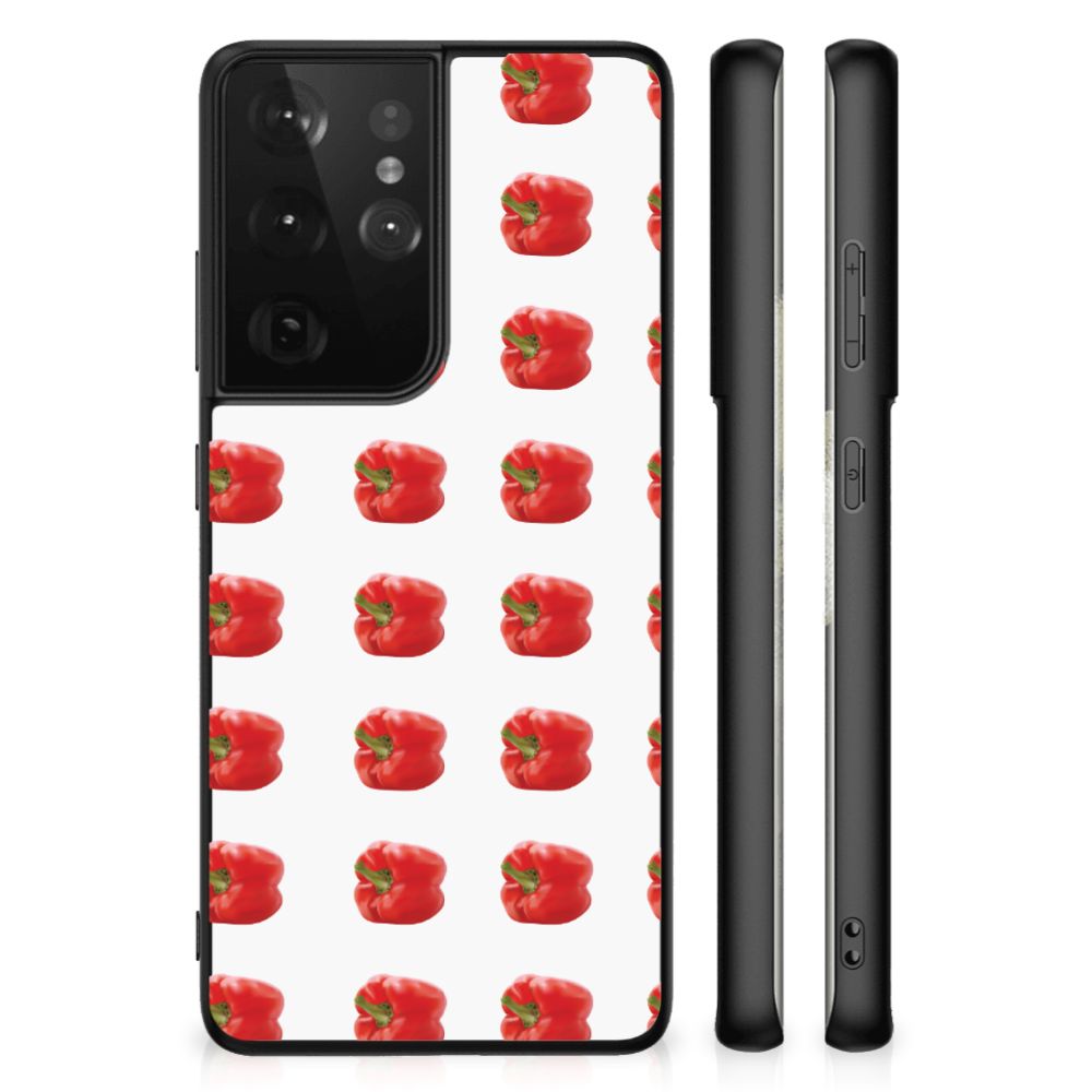 Samsung Galaxy S21 Ultra Back Cover Hoesje Paprika Red B2C Telecom