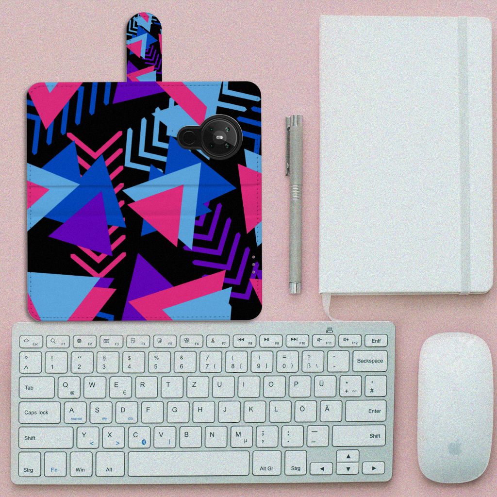Nokia 5.3 Book Case Funky Triangle