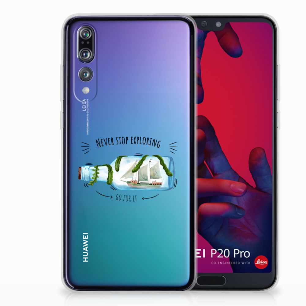 Huawei P20 Pro Telefoonhoesje met Naam Boho Bottle