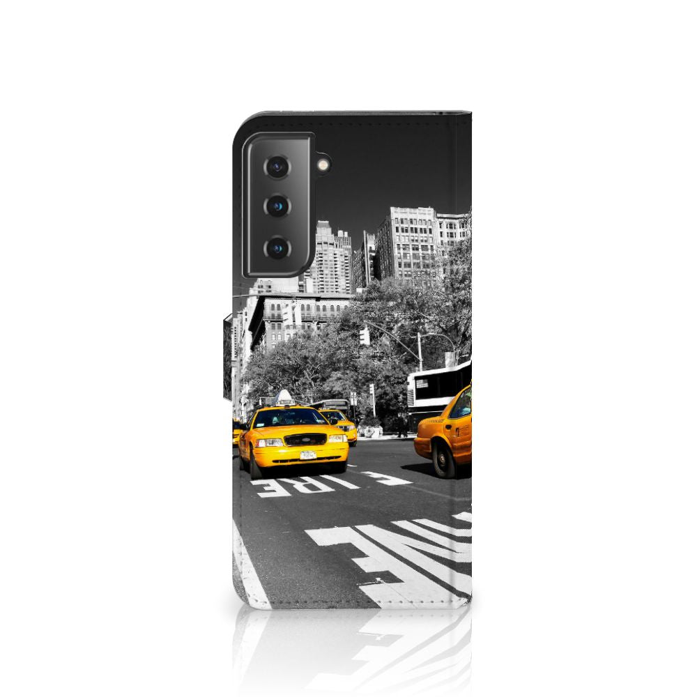 Samsung Galaxy S21 Plus Flip Cover New York Taxi