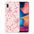 Samsung Galaxy A20e TPU Case Pink Flowers