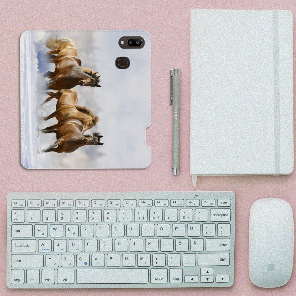 Samsung Galaxy A30 Hoesje maken Paarden