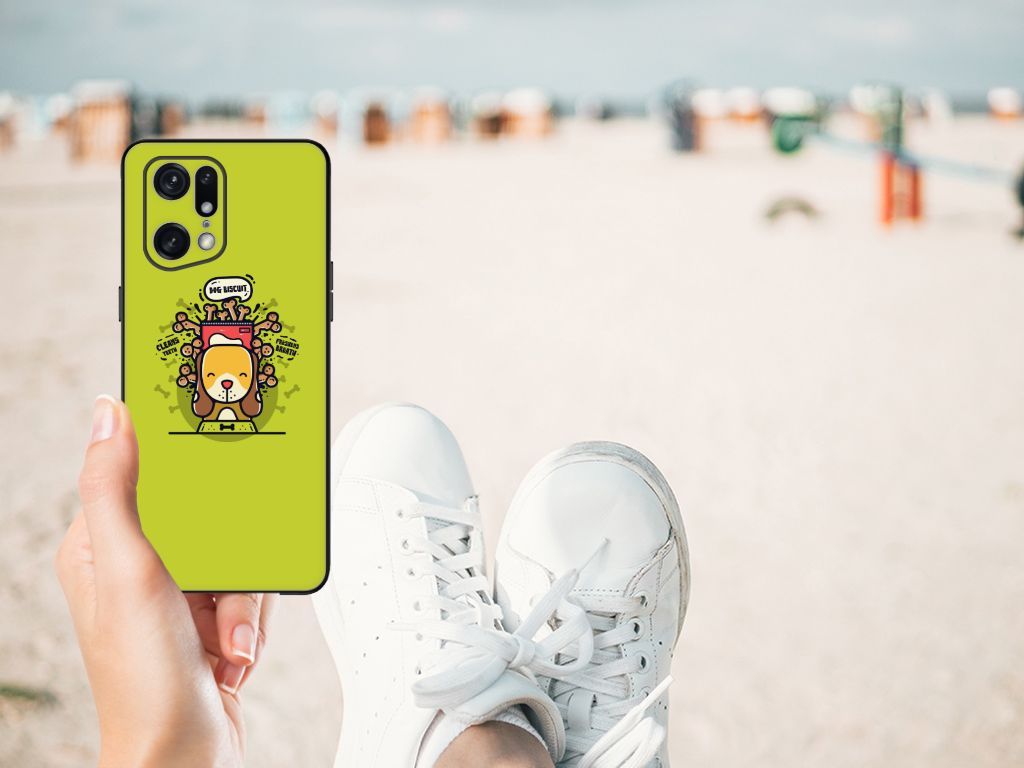 OPPO Find X5 Pro Hoesje Doggy Biscuit B2C Telecom