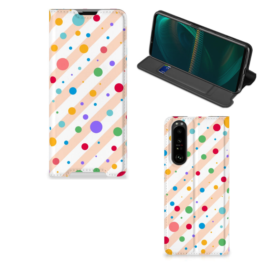 Sony Xperia 5 III Hoesje met Magneet Dots