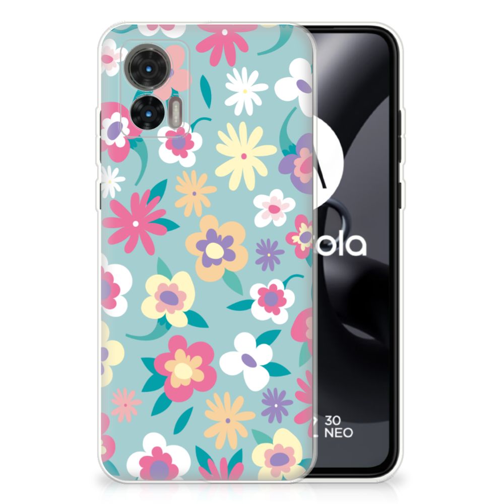 Motorola Edge 30 Neo TPU Case Flower Power B2C Telecom