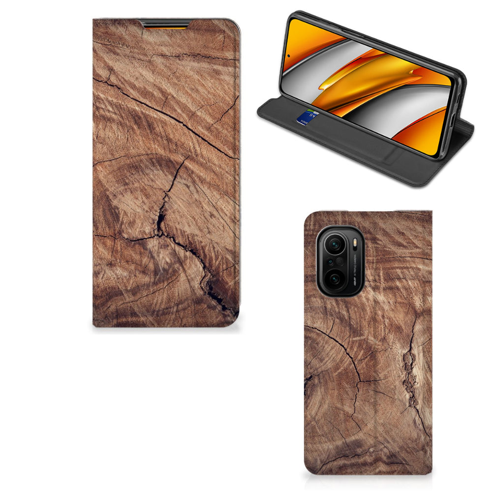 Xiaomi Mi 11i | Poco F3 Book Wallet Case Tree Trunk