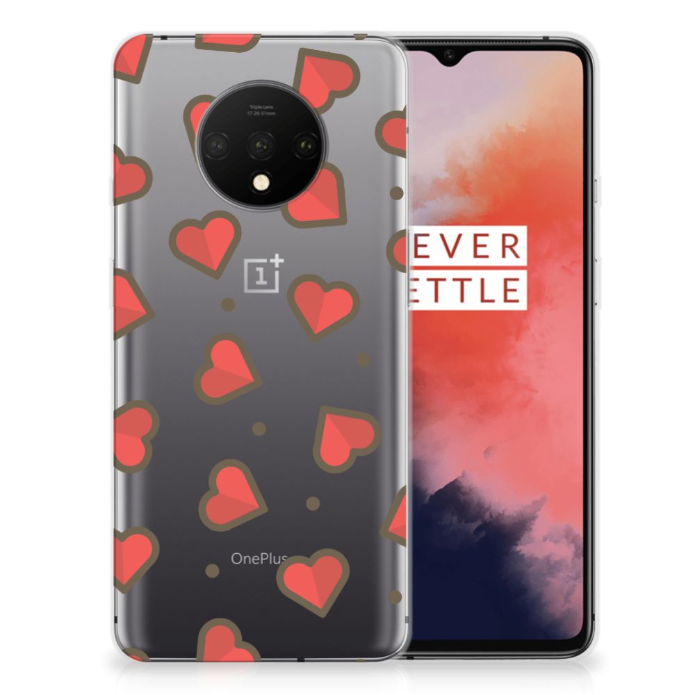 OnePlus 7T TPU bumper Hearts