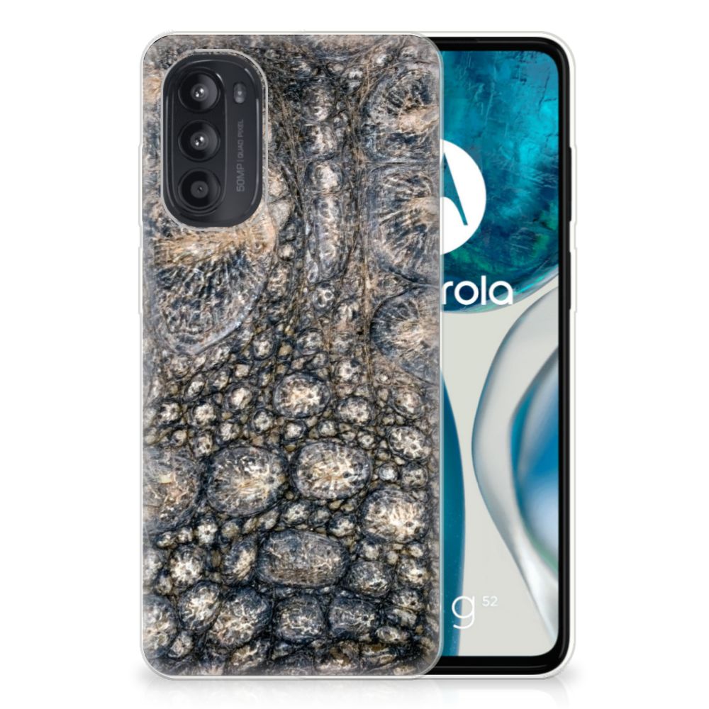 Motorola Moto G52/G82 TPU Hoesje Krokodillenprint