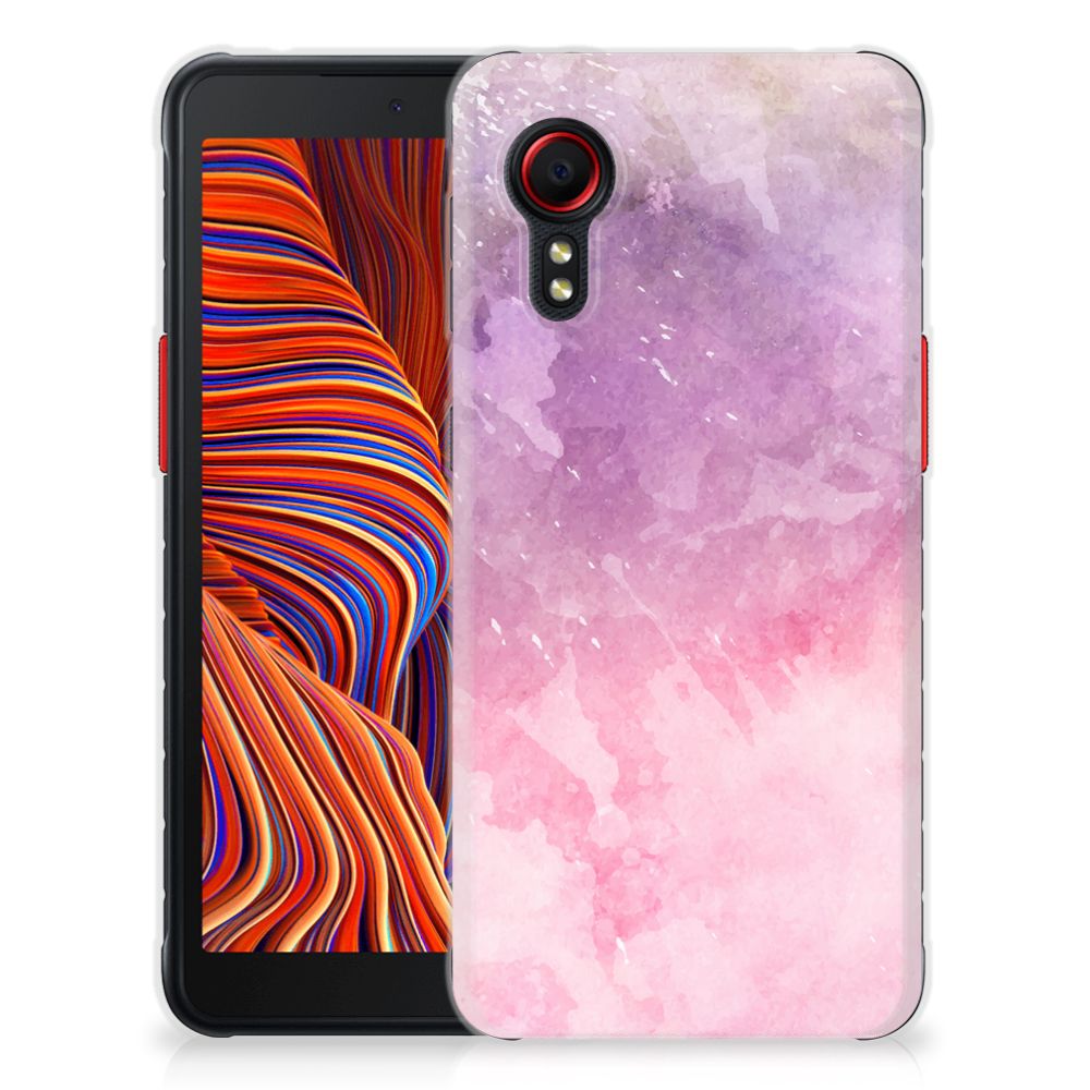 Hoesje maken Samsung Galaxy Xcover 5 Pink Purple Paint