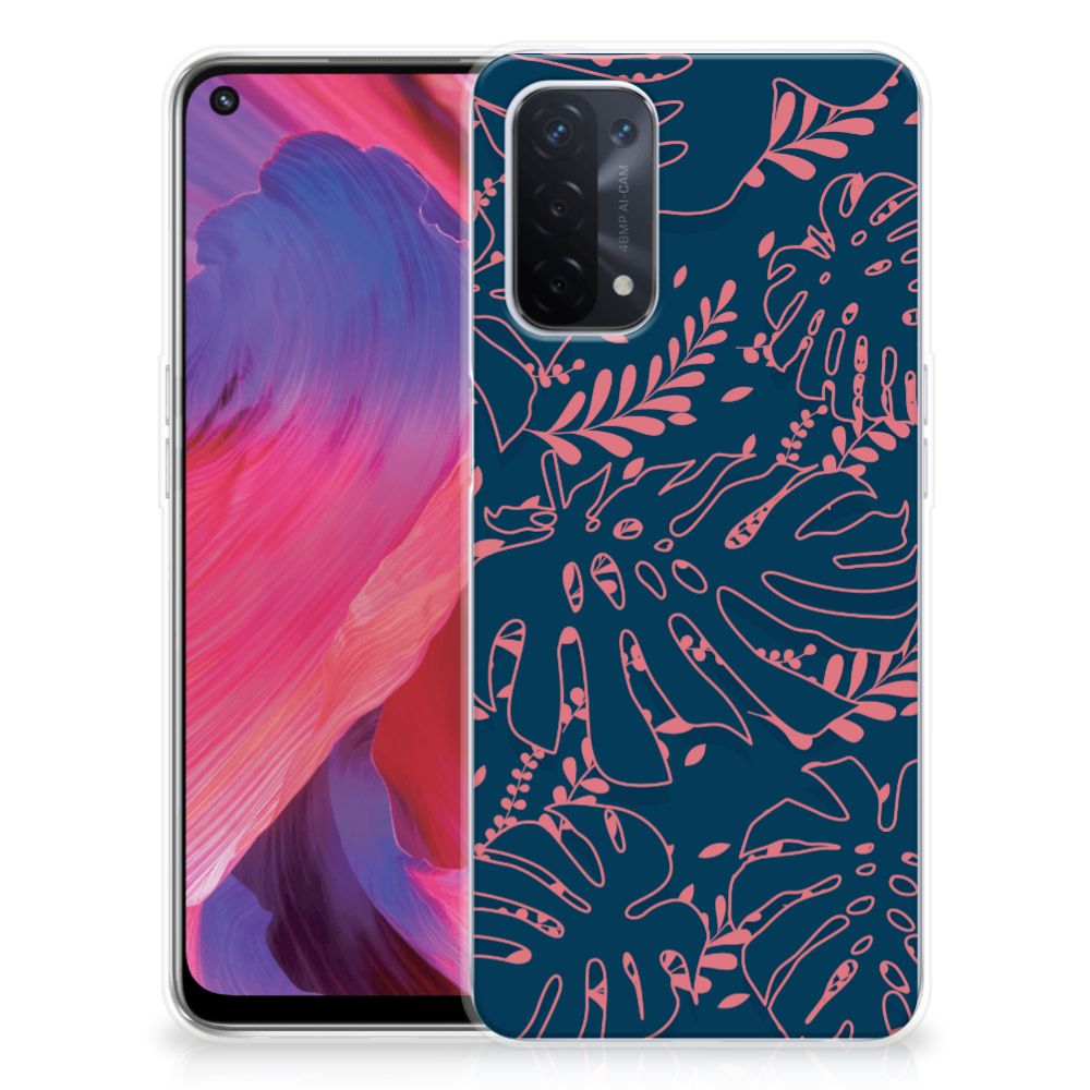 OPPO A93 5G TPU Case Palm Leaves