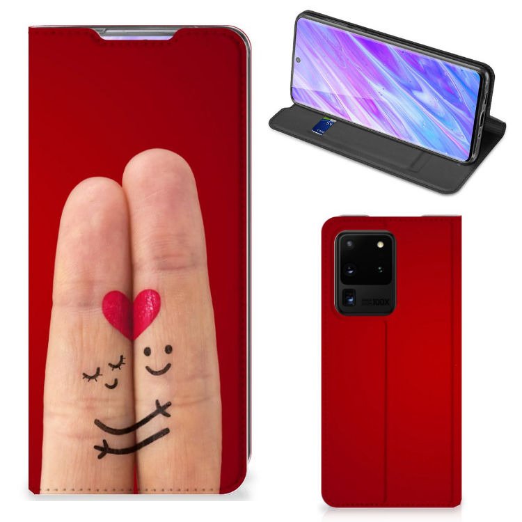 Samsung Galaxy S20 Ultra Hippe Standcase Liefde - Origineel Romantisch Cadeau - B2C Telecom