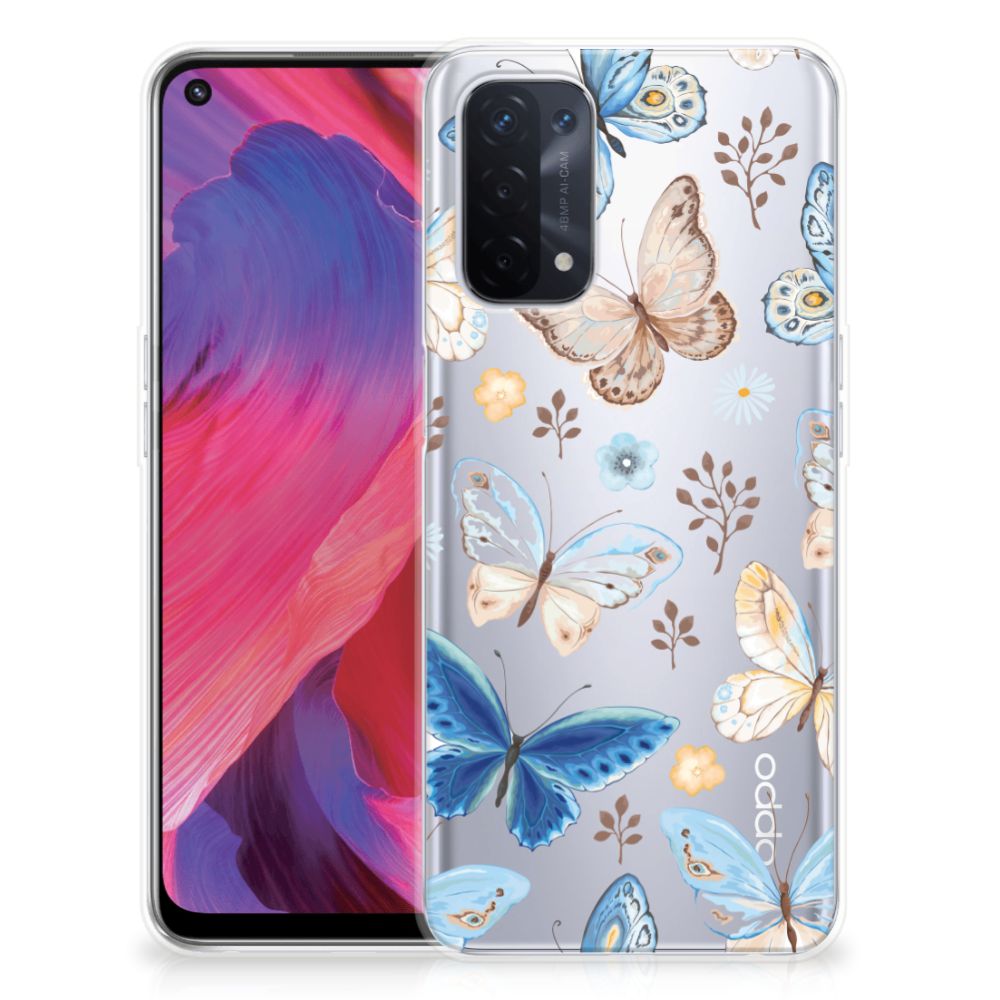 TPU Hoesje voor OPPO A93 5G Vlinder