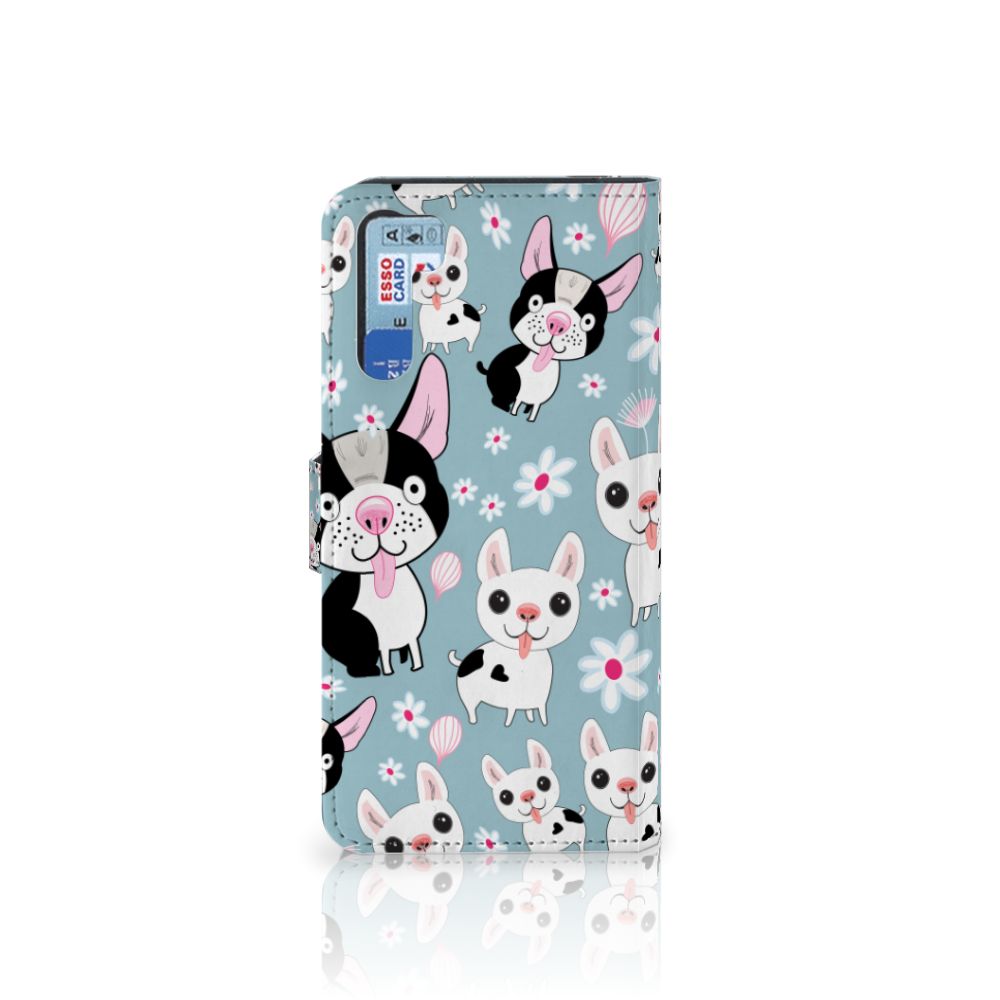 OPPO A91 | Reno3 Telefoonhoesje met Pasjes Hondjes