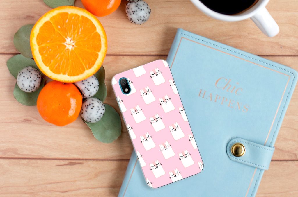 Huawei Y5 (2019) TPU Hoesje Sleeping Cats