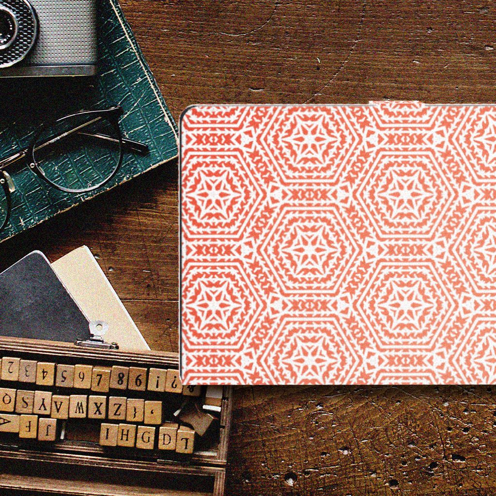 Lenovo Tab P11 | P11 Plus Tablet Hoes Pattern Orange