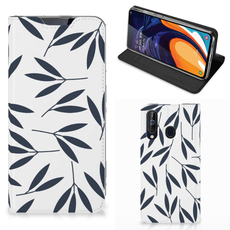 Samsung Galaxy A60 Smart Cover Leaves Blue