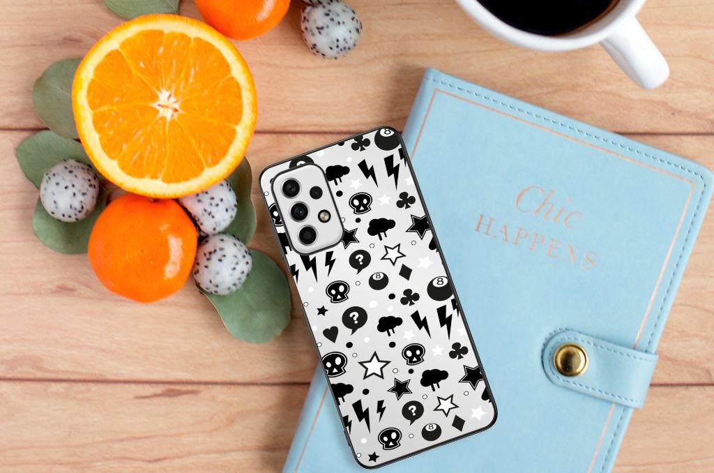 Telefoonhoesje Samsung Galaxy A23 Silver Punk B2C Telecom