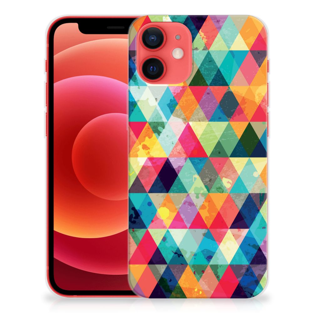 iPhone 12 Mini TPU bumper Geruit