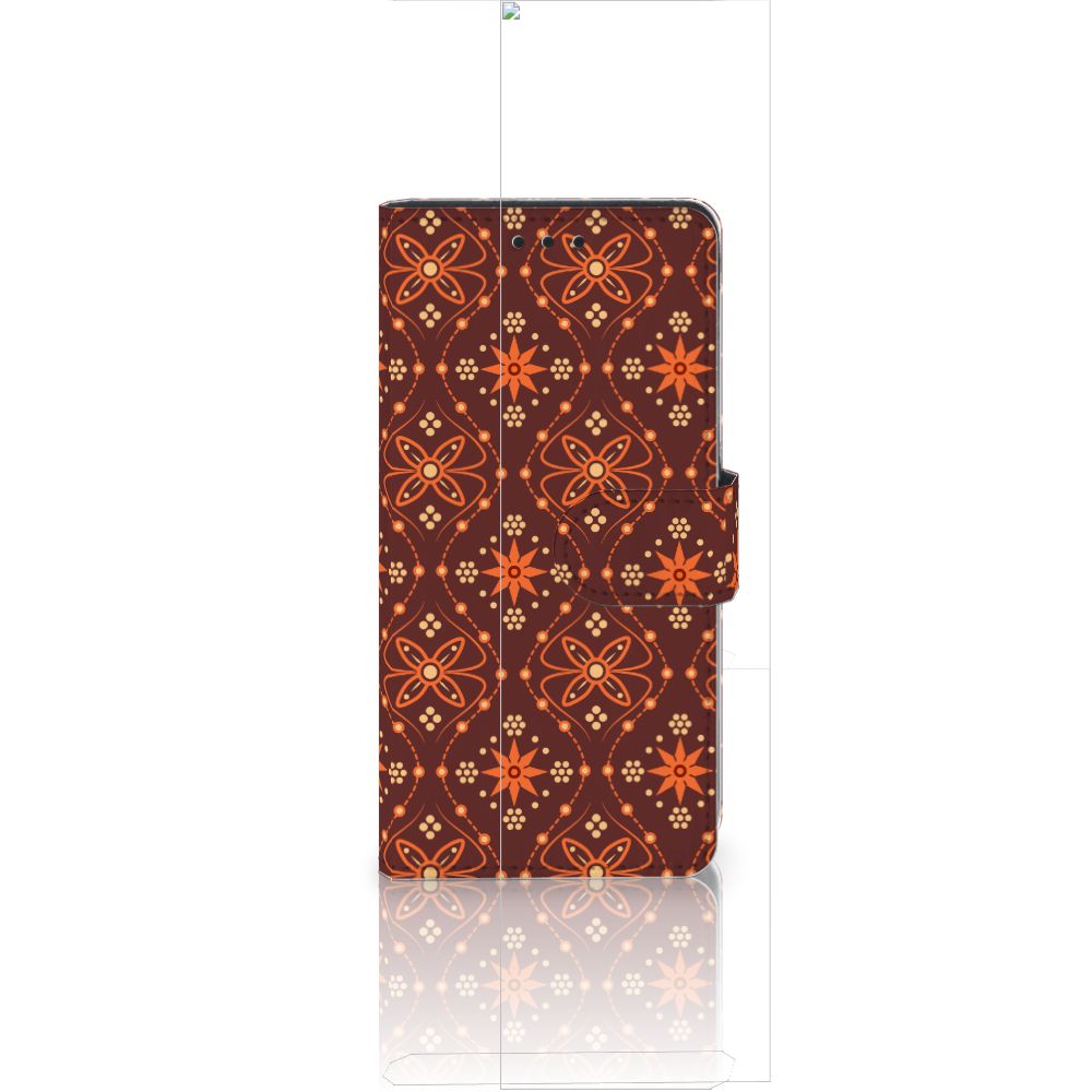 Huawei Ascend P8 Lite Telefoon Hoesje Batik Brown