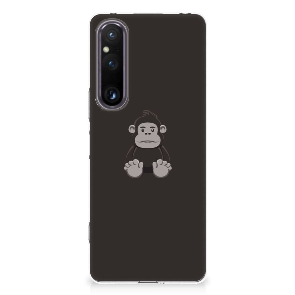 Sony Xperia 1 V Telefoonhoesje met Naam Gorilla