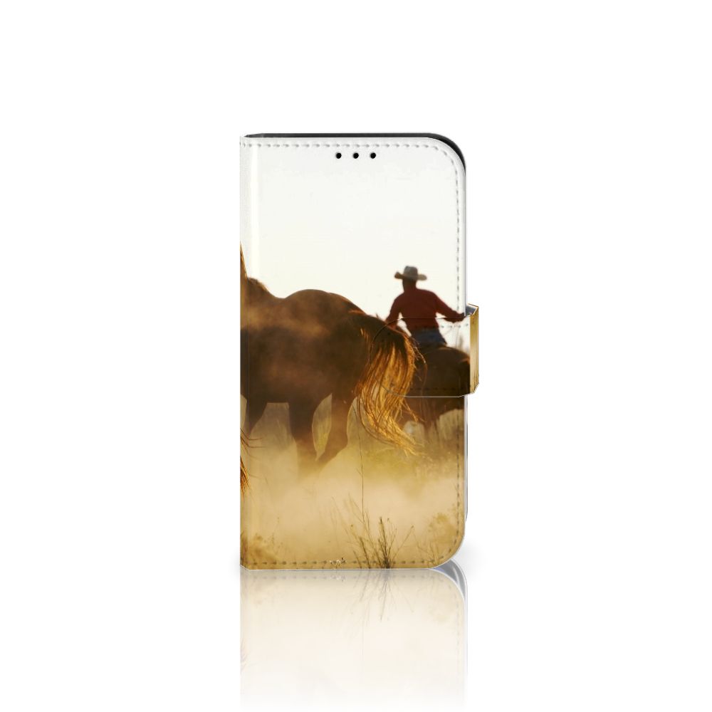 iPhone 13 Mini Telefoonhoesje met Pasjes Design Cowboy