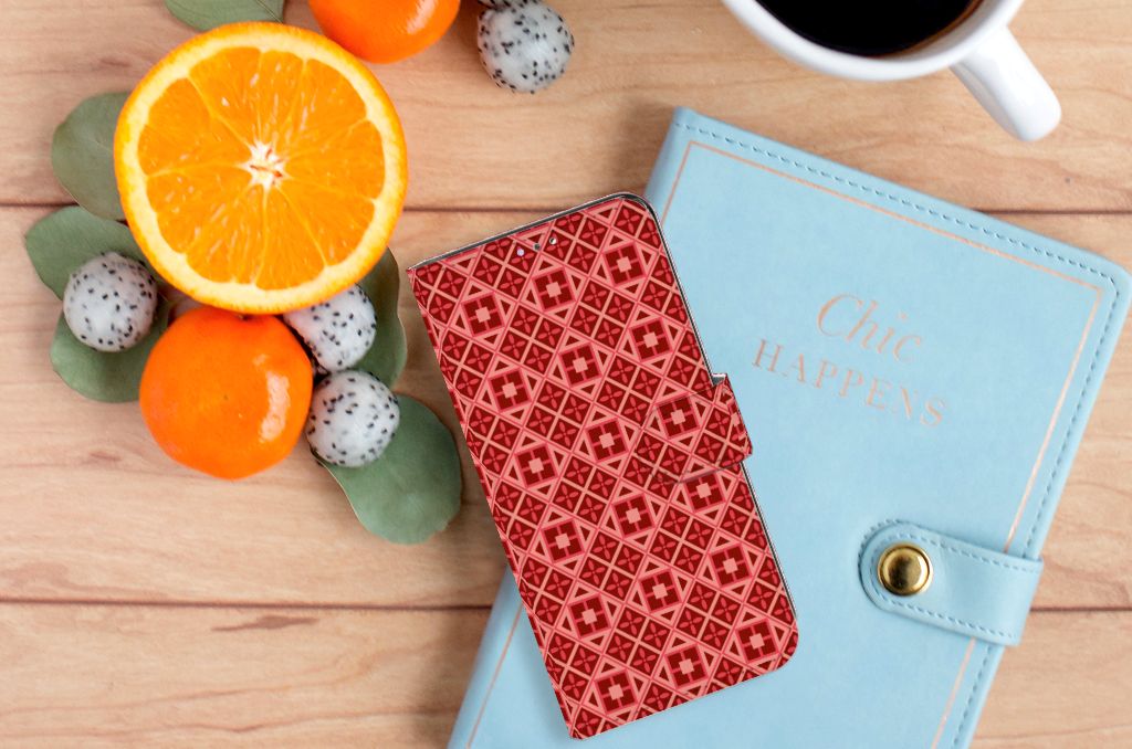 Samsung Galaxy A32 4G Telefoon Hoesje Batik Rood
