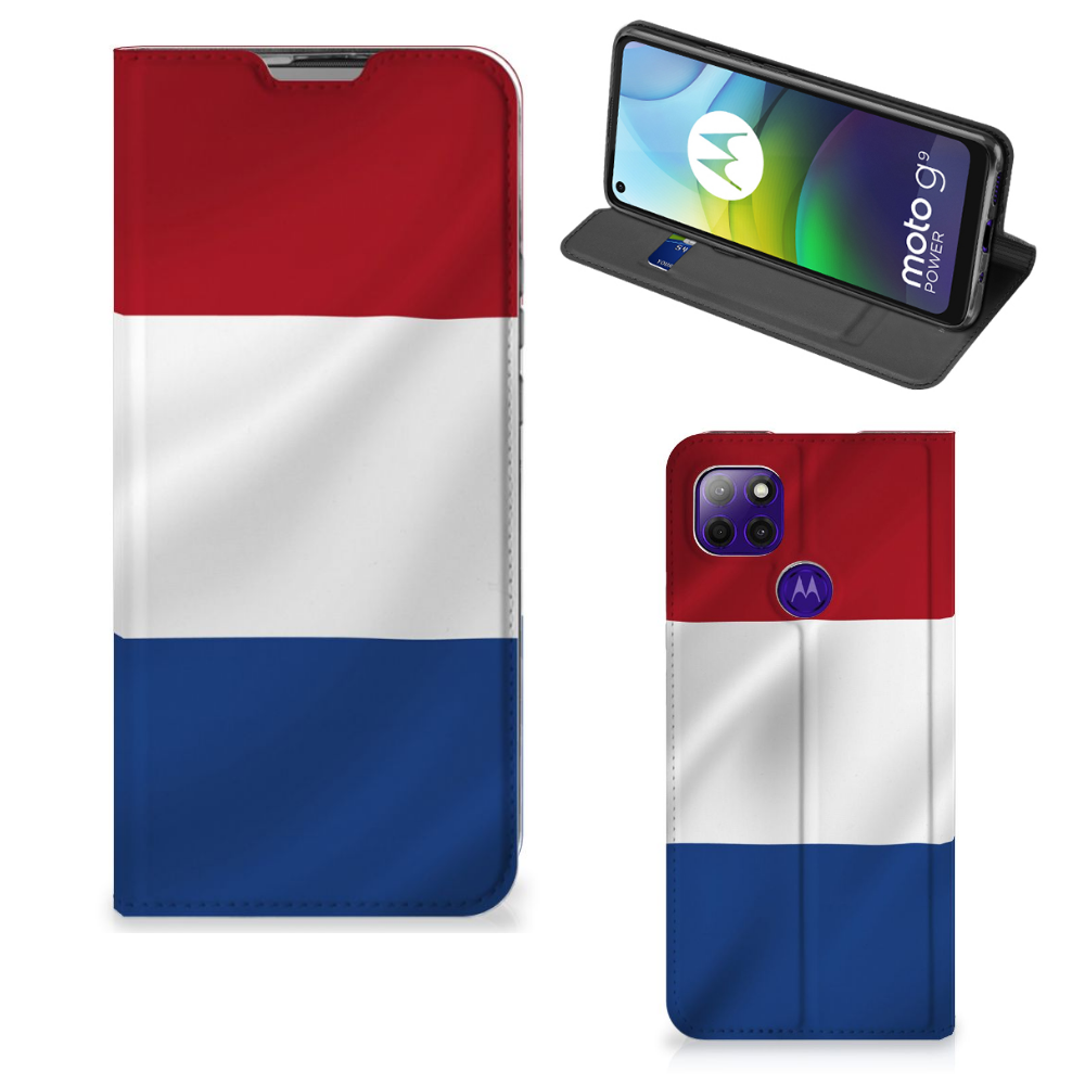 Motorola Moto G9 Power Standcase Nederlandse Vlag - B2C Telecom