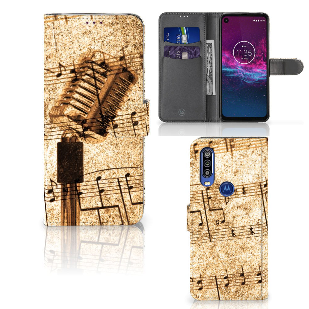 Motorola One Action Telefoonhoesje met foto Bladmuziek