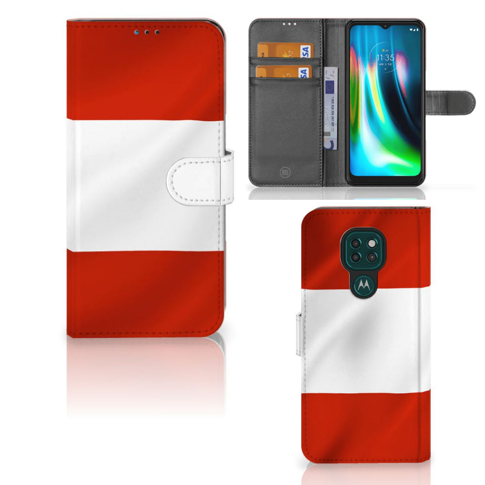 Motorola Moto G9 Play | E7 Plus Bookstyle Case Oostenrijk