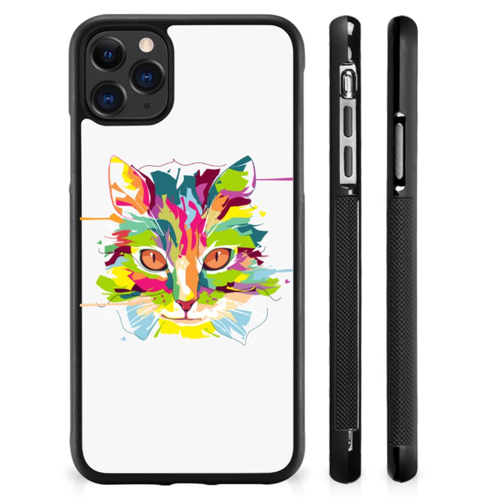 Apple iPhone 11 Pro Max Bumper Hoesje Cat Color B2C Telecom