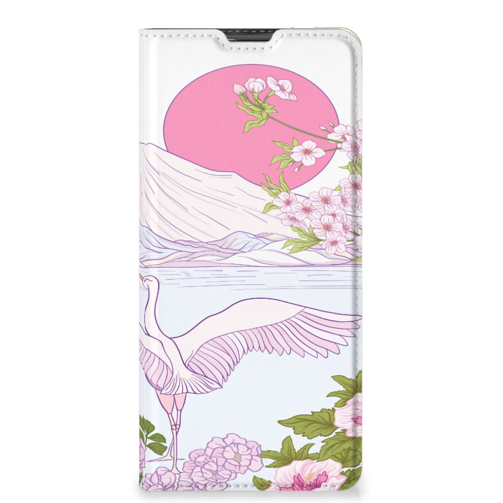 Motorola Moto G100 Hoesje maken Bird Standing - B2C Telecom